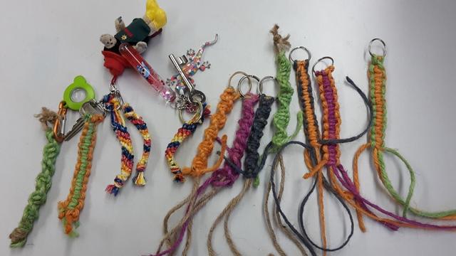 Knüpfen und Häckeln