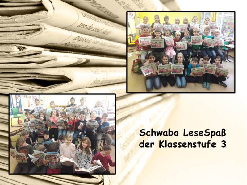 Zeitungsprojekt der 3. Klassen 