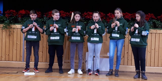 Irlandklasse aktiv beim Seniorennachmittag 