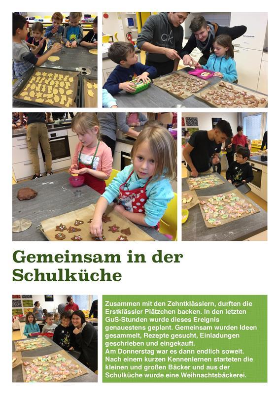 Gemeinsam in der Schulküche 