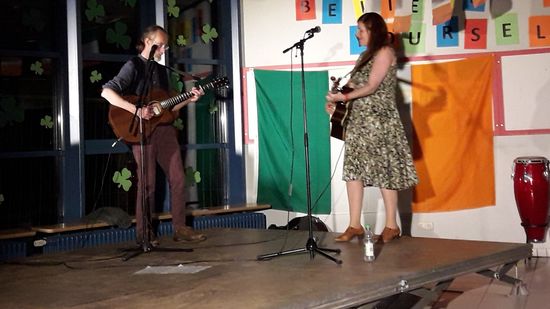 Lynda Cullen und Fintan Lucy spielten für die Irlandklasse 