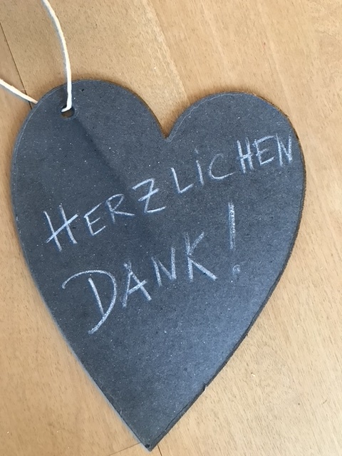 Herzliches Dankeschön!