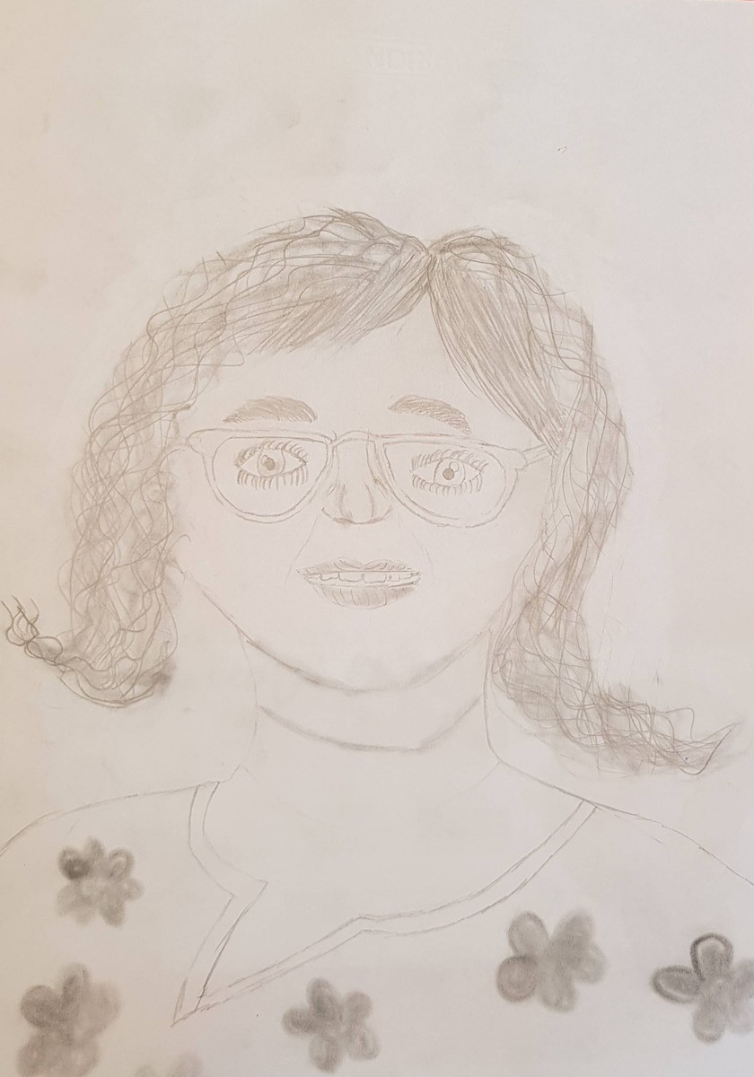 Kunstprojekt: Portraitzeichnungen in Klasse 4b