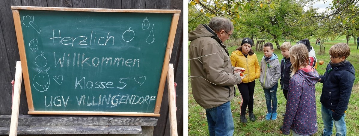 Erster Lerngang ins Grüne Klassenzimmer 