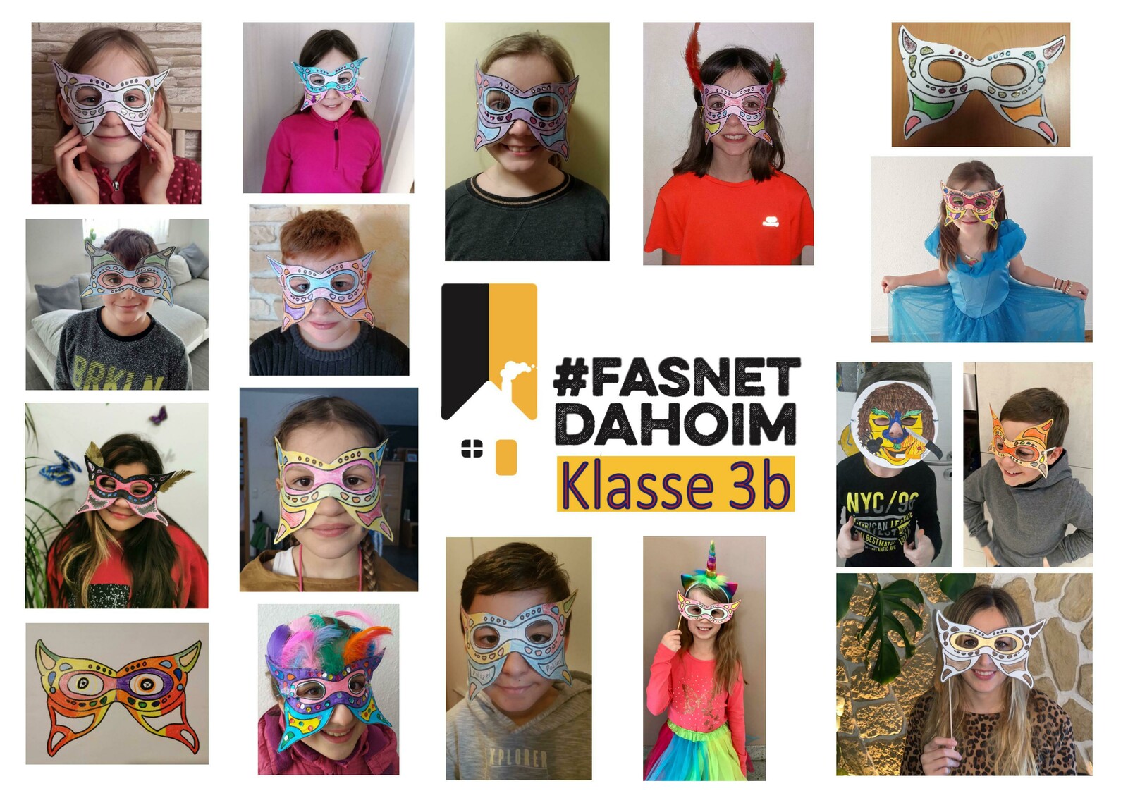 Masken in Klassenstufe 3 