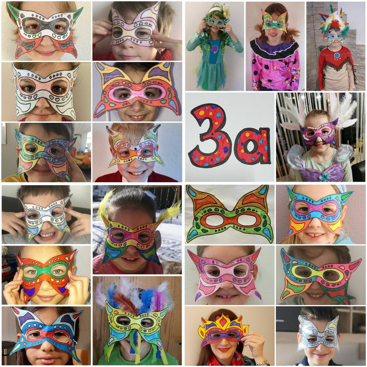 Masken in Klassenstufe 3