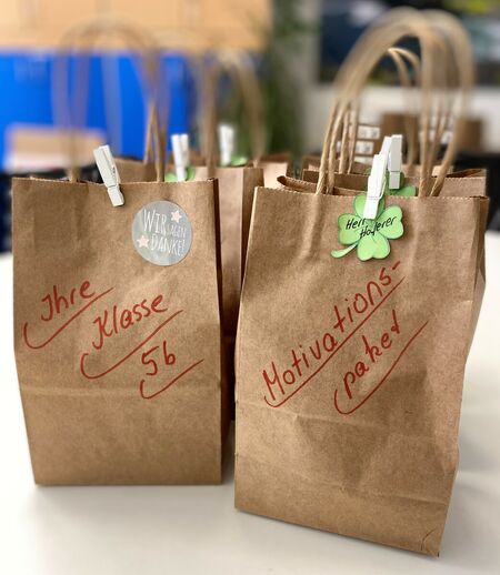 Motivationspaket der Klasse 5b