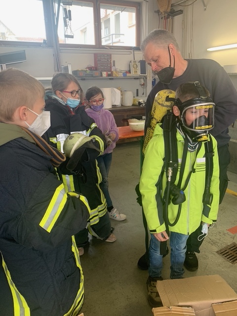 Besuch bei der Feuerwehr