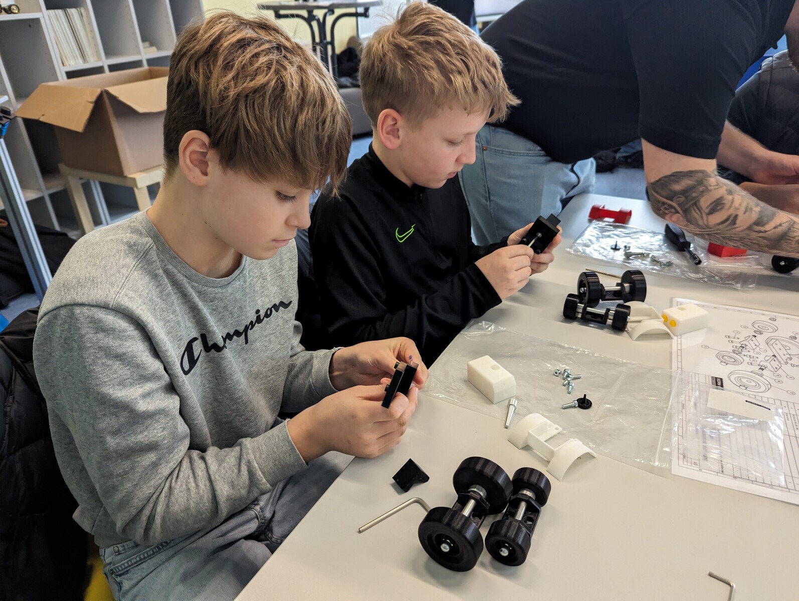 Kern-Liebers als Ausbildungsbotschafter in Klassenstufe 8