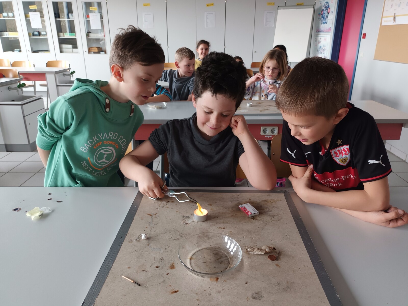 Klasse 3 - Experimente mit Feuer