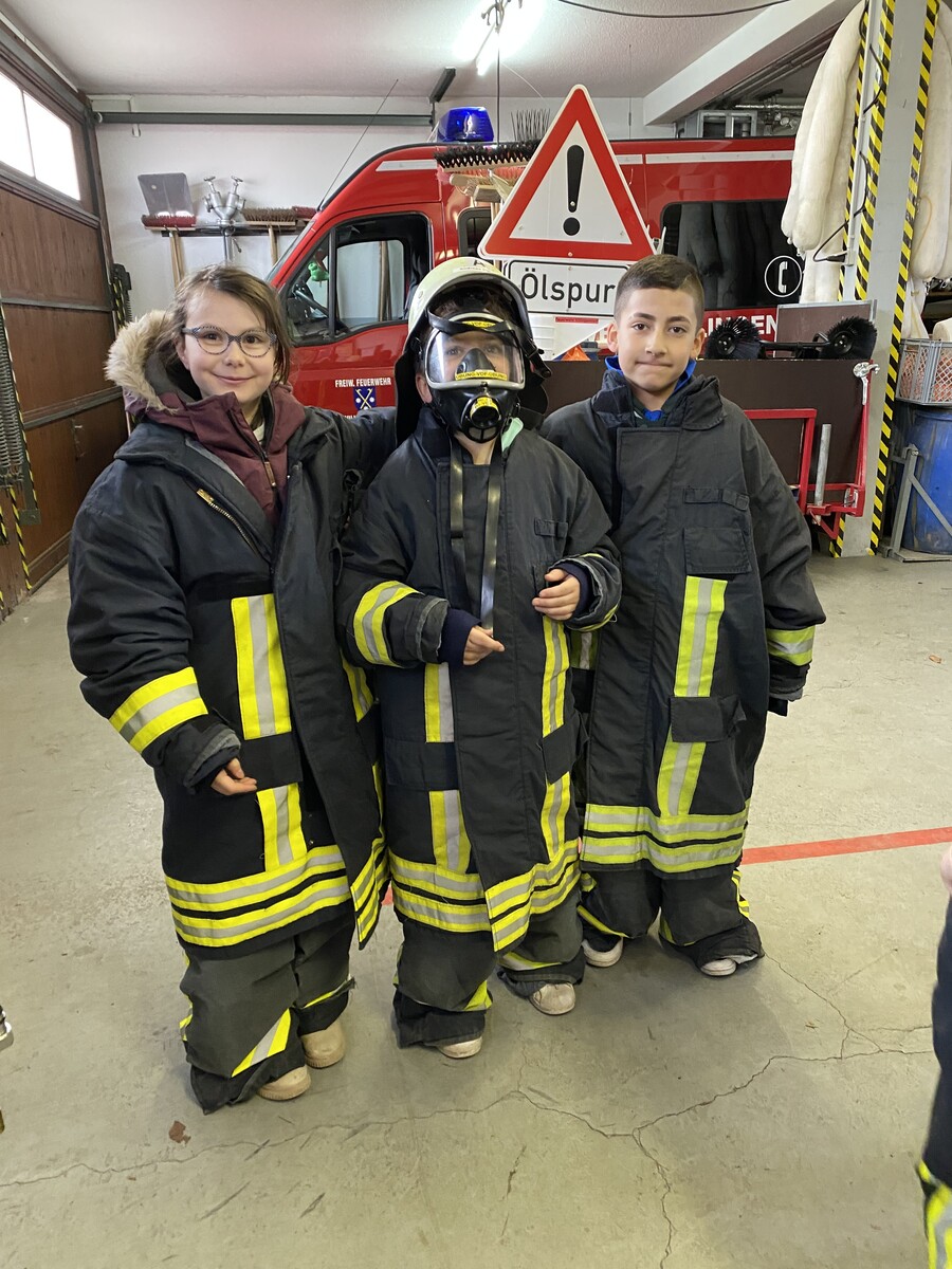 Ausflug zur Feuerwehr