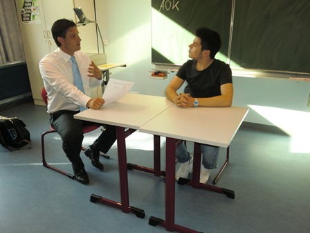 Bewerbungstraining in Klasse 10