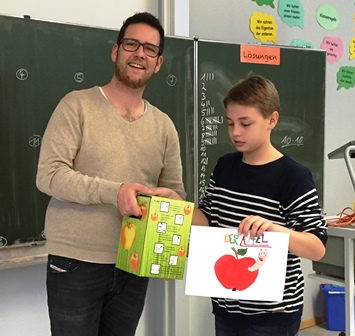 Malwettbewerb im Rahmen des Apfelprojekts