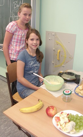 Herbstliches Waffeln backen