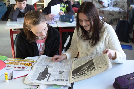 Startschuss für das Projekt ZiSch (Zeitung in der Schule) in Klasse 8