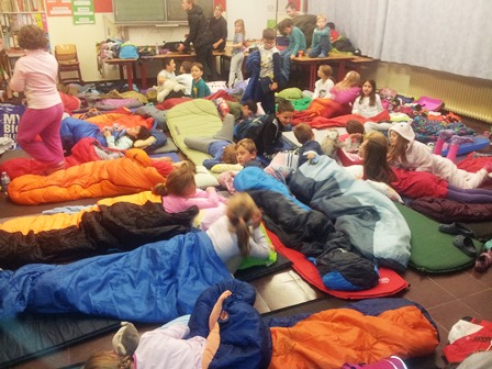 Lesenacht der Klasse 3a und 3b