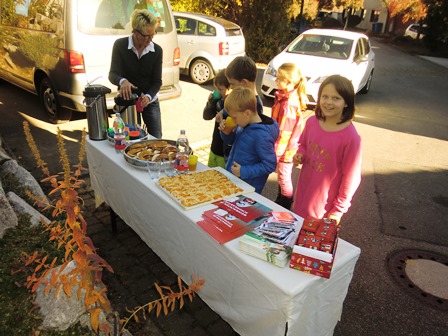 Abschluss des Projekts "Weihnachten im Schuhkarton" 2015
