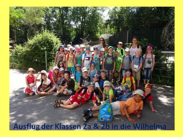 Klassenstufe 2 besucht die Wilhelma