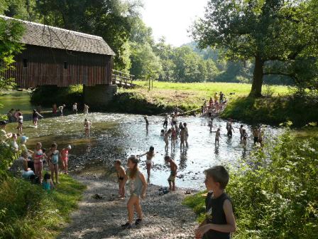 Wanderung der Klasse 1b zum Neckar