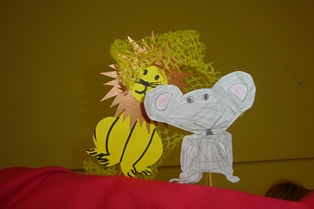 Stabpuppenspiel in Klasse 4a