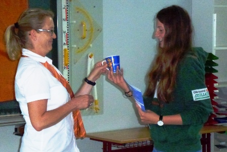 Irlandklasse erhält Auszeichnung der Volksbank Rottweil