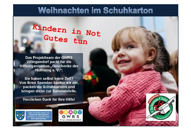 Weihnachten im Schuhkarton