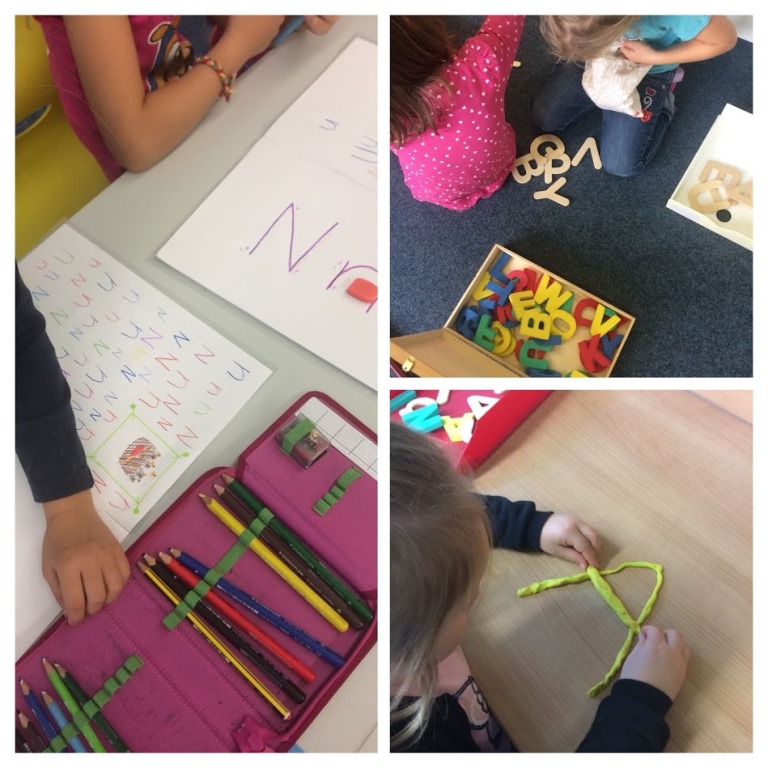 Erste Zahlen und Buchstaben