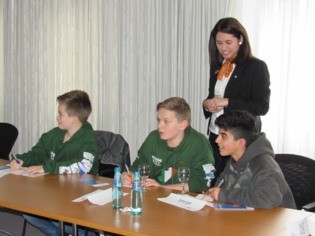 Workshop der Irlandklasse bei der Volksbank Rottweil eG 
