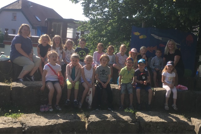 Besuch aus dem Kindergarten St. Maria